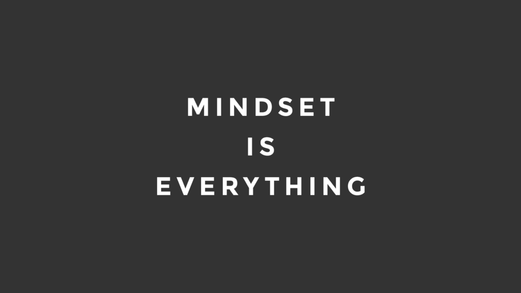 Mindset is everything - RUN WITH LESS