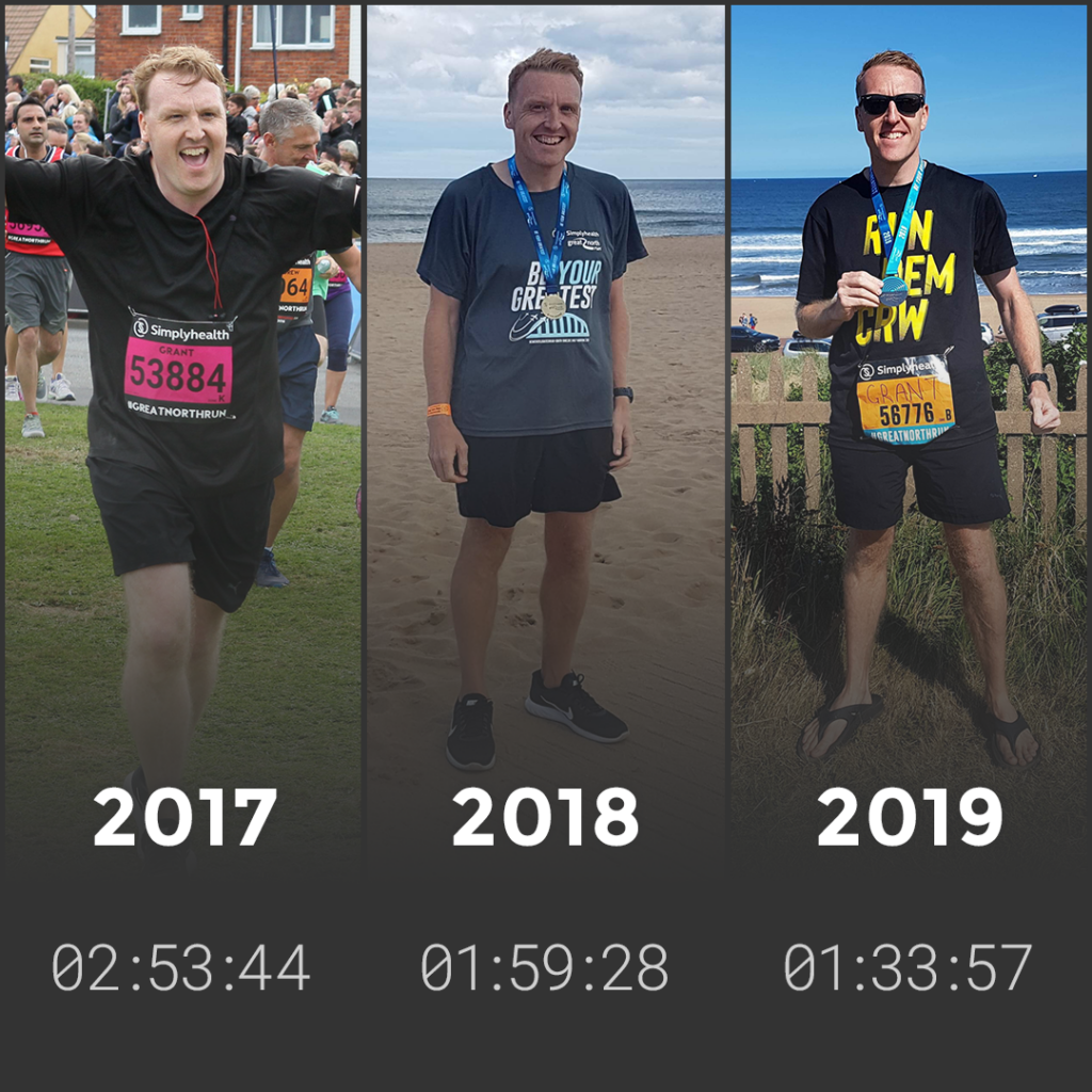 Great North Run progress